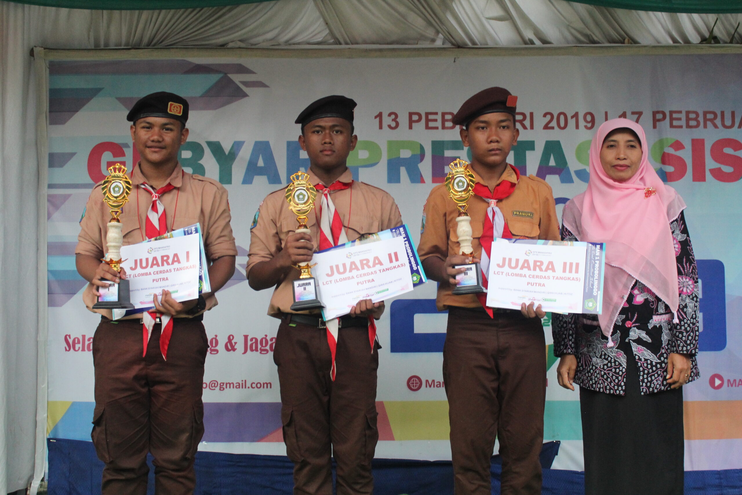 SMP ZAHA 1 BORONG 4 JUARA DALAM LKKPP