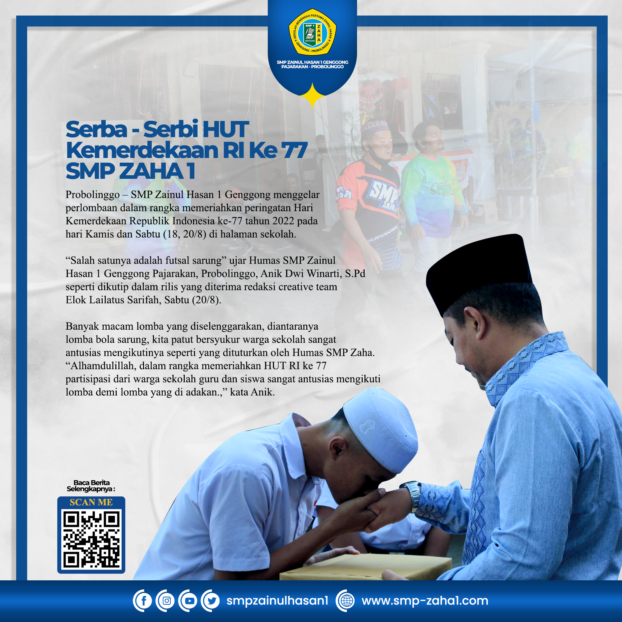 SERBA – SERBI HUT KEMERDEKAAN RI KE 77 SMP ZAHA1