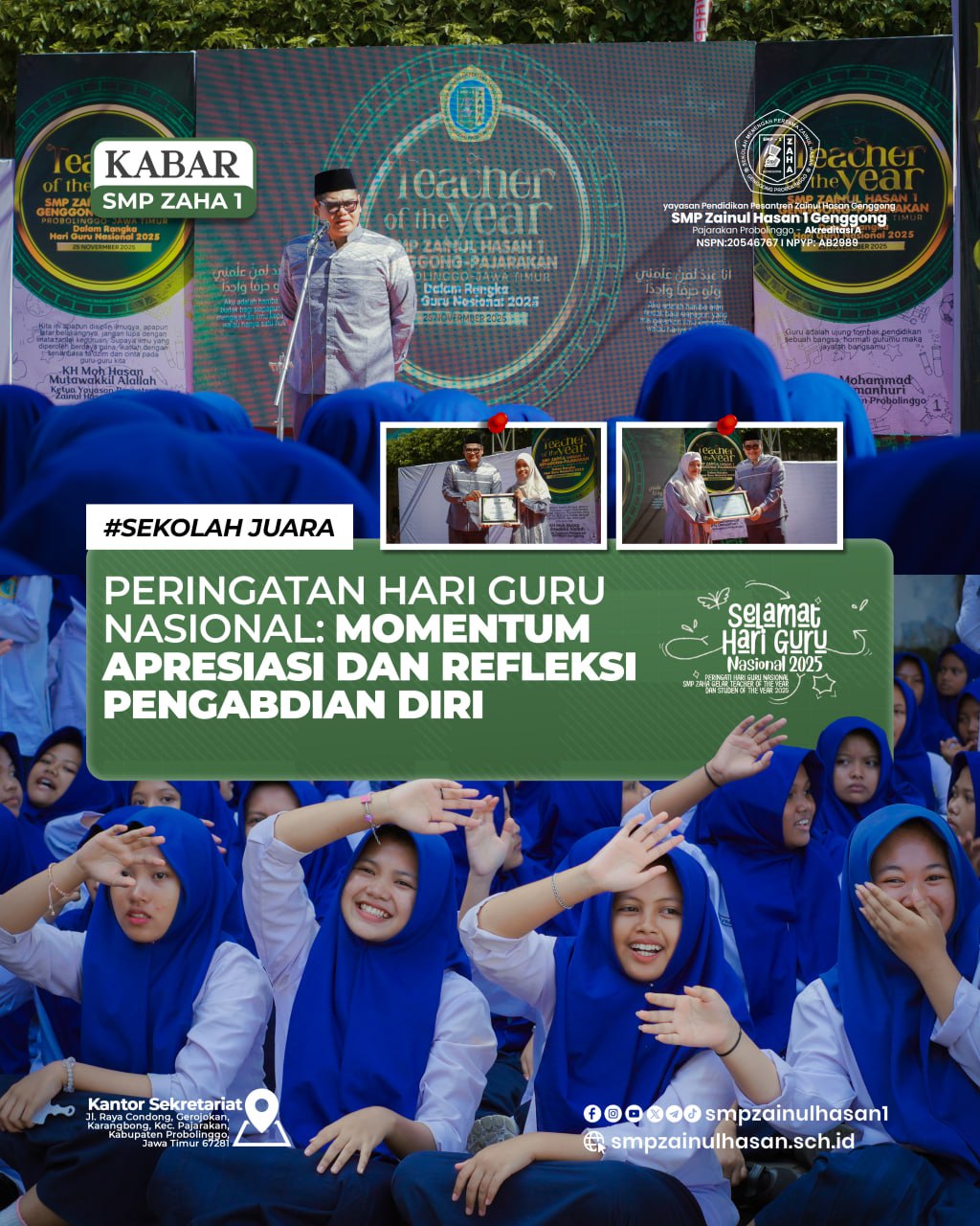 Peringatan Hari Guru Nasional: Momentum Apresiasi dan Refleksi Pengabdian Diri